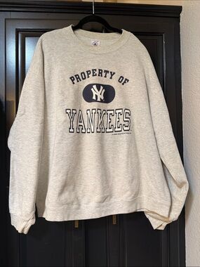 Vintage 1996 New York Yankees Crewneck Sweatshirt XL Made in USA Delta 90s MLB